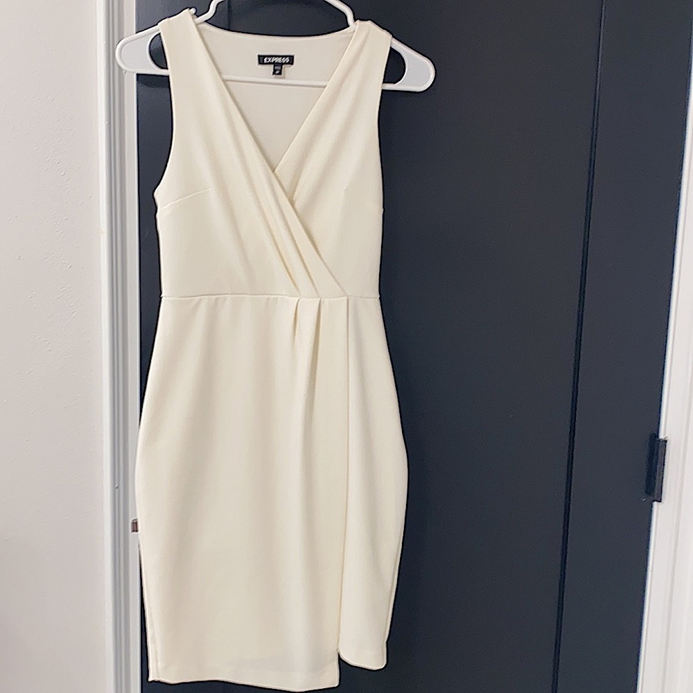 NWOT Express White Dress